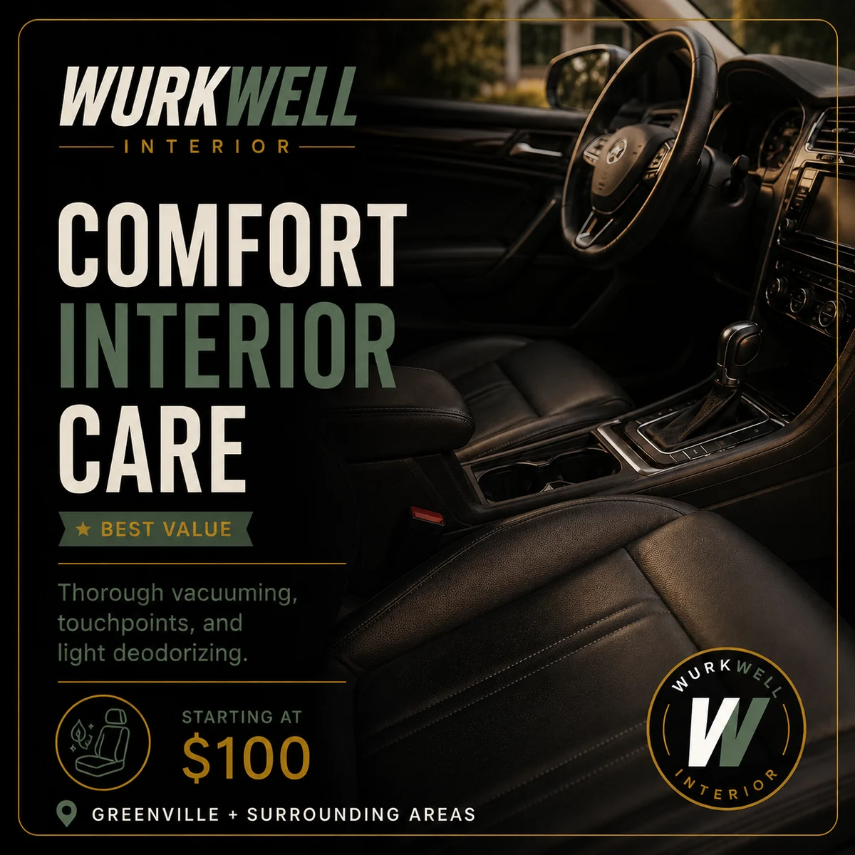 Comfort Interior Care service