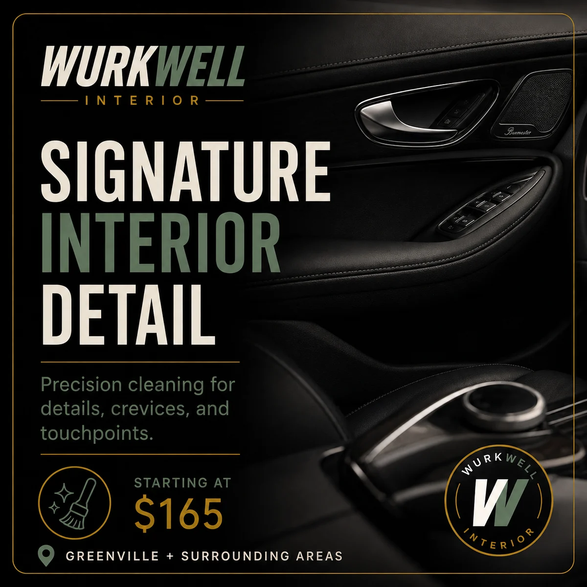 Signature Interior Detail service